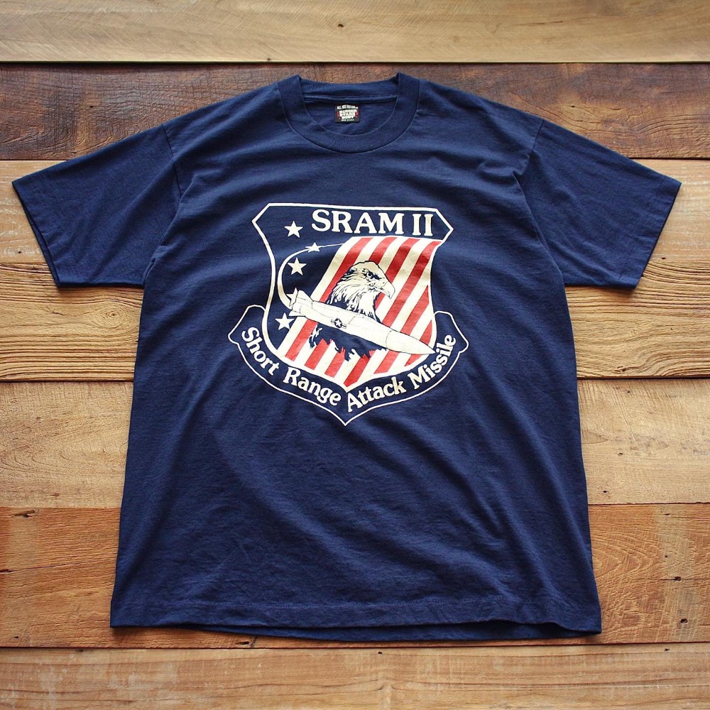 1990&#039;s Screen Stars USAF Single Stitch T-Shirt (100-103size)