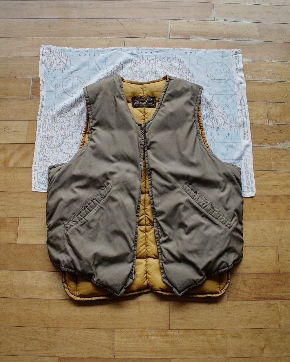 Rare 1970&#039;s EddieBauer Down Puffer Vest (100-105size)