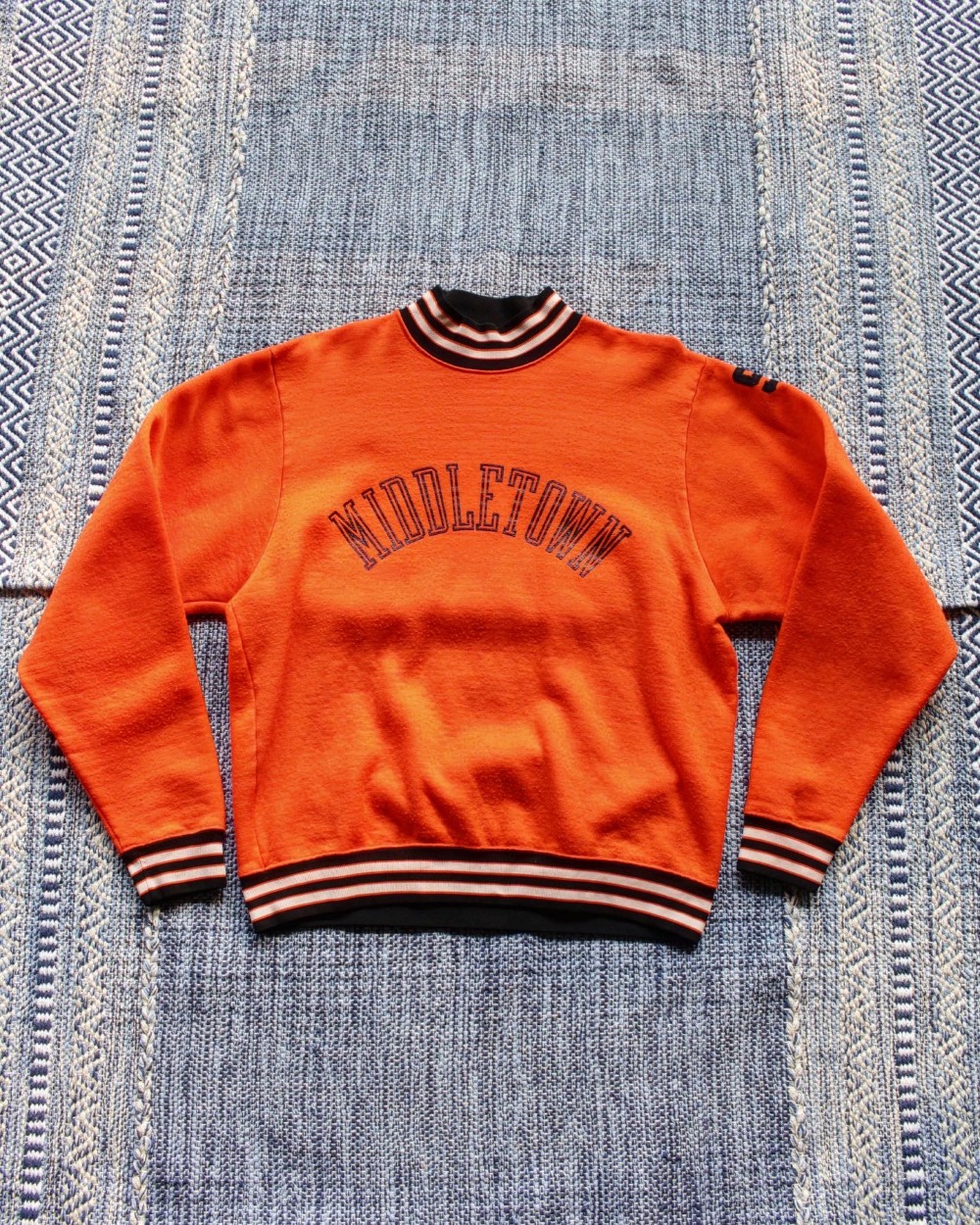 Rare 1960&#039;s Champion Middletown Mockneck Sweatshirt (Semi loose 100size)