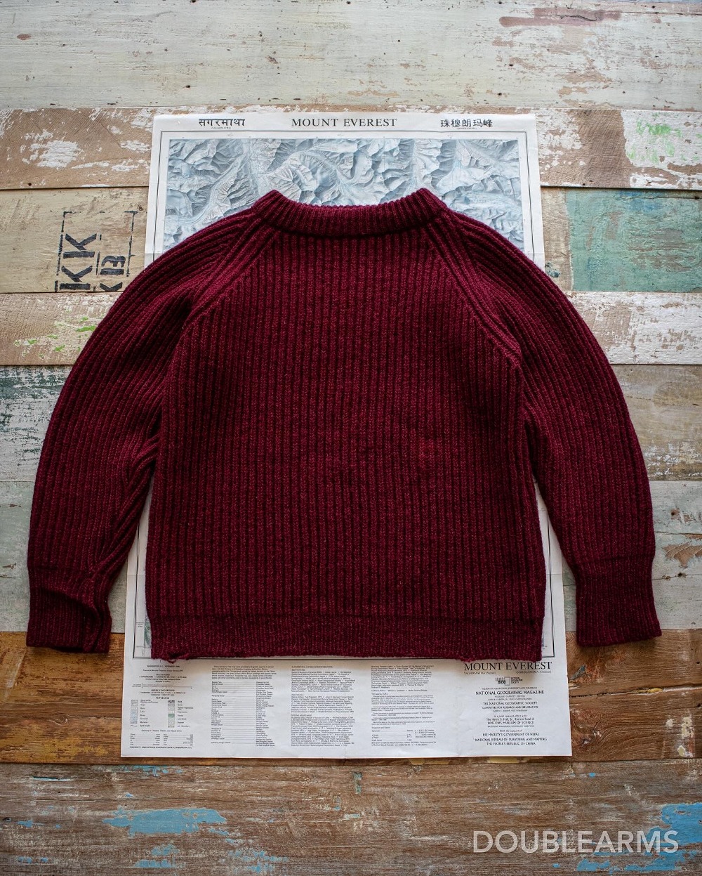 1970&#039;s EddieBauer Heavy Wool Fisherman Knit (loose 100-103size)