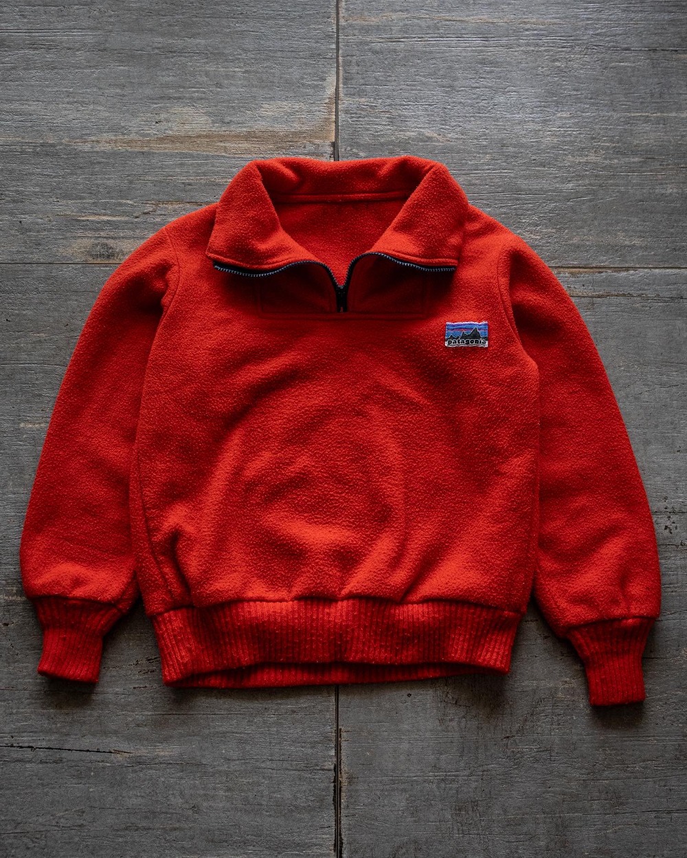 Rare 1970&#039;s Patagoina Half Zip-up Pile Pullover (Semi loose 100size)